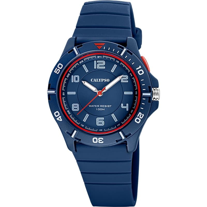 Calypso Mixte Analogique Quartz Montre avec Bracelet en Polycarbonate K5857/5