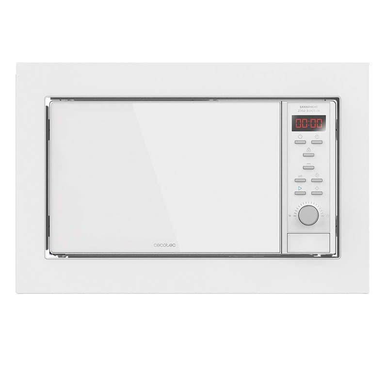 Cecotec Micro-ondes intégré Digital GrandHeat 2350, Noir. 900 W, 23 litres, grill, 9 fonctions préconfigurées, Quick Start, minu