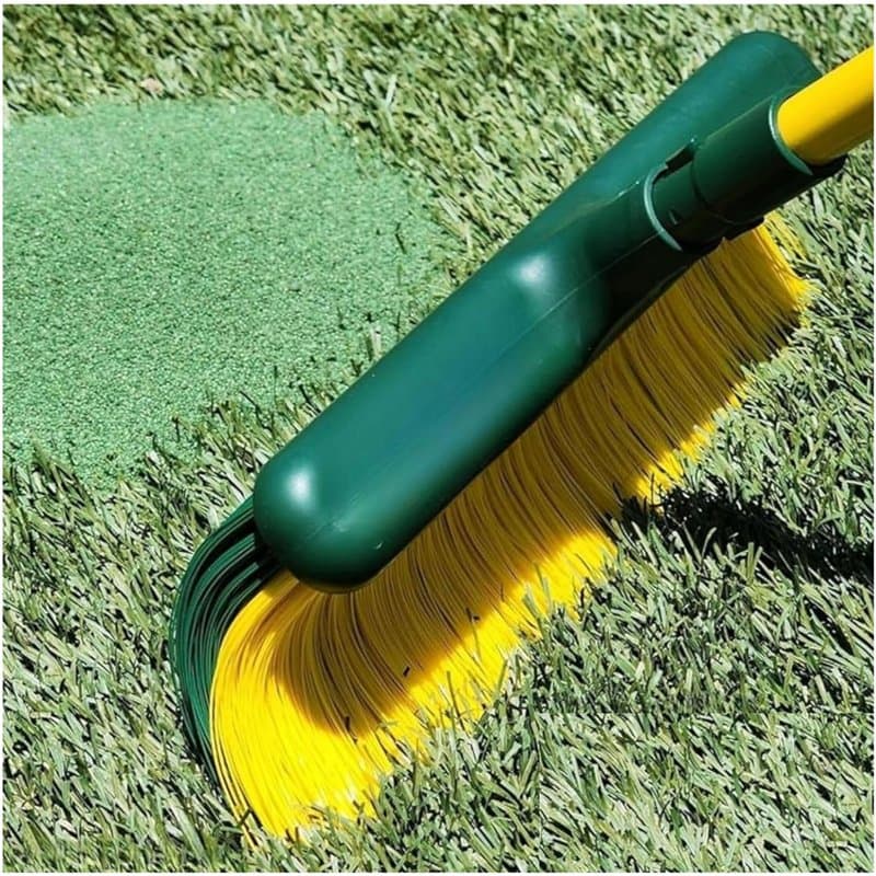 Brosse Gazon Synthetique Exterieur Ou Balai pour Gazon Synthétique sans Manche, Compatible avec Universal Manche, Outil Idéal po