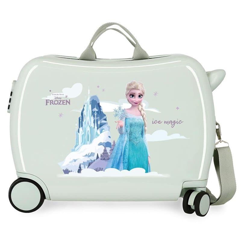 Disney Frozen Arendelle is Magic Valise pour Enfant Vert 50x38x20 cm Rigide ABS Fermeture à Combinaison latérale 34L 1,8 kg 2 Ro