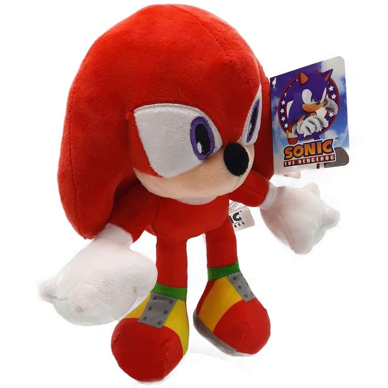 Sonic - Peluche Knuckles The Echidna 11'40 "/ 29cm Couleur Rouge Qualité Super Soft