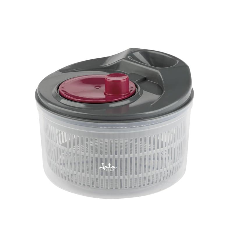 JATA HOGAR HACC4554 Essoreuse à laitue, égouttoir à légumes, 3 litres de capacité, sans BPA, tourne dans les deux sens. Essoreus