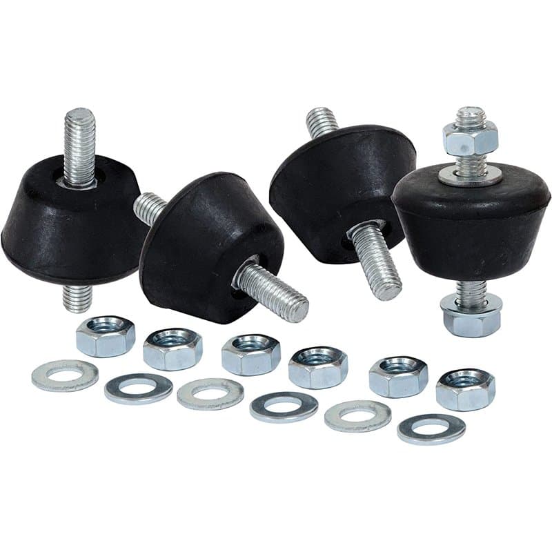 RASMACOR | Silent Bloc Conique pour Climatiseur M8 | Lot 4 Silent Bloc M8 | Pied Anti Vibration | Pour Support Mural Climatiseur