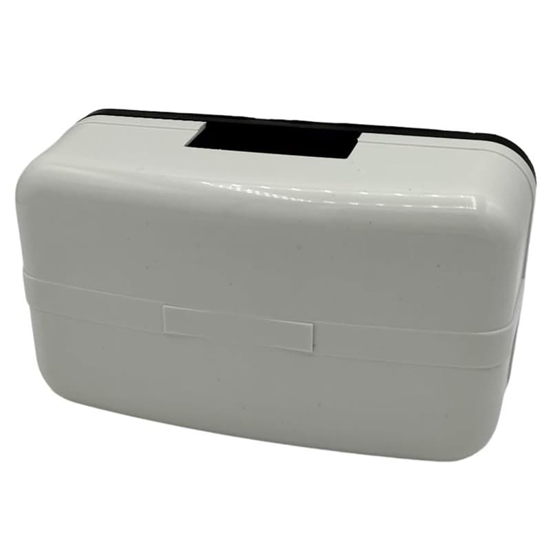 RASMACOR | Carillon filaire Ding Dong | Sonnette musicale DING-DONG | 230 V 20 W 85 dB | Couleur blanc | 135 x 80 x 50 mm | Pour