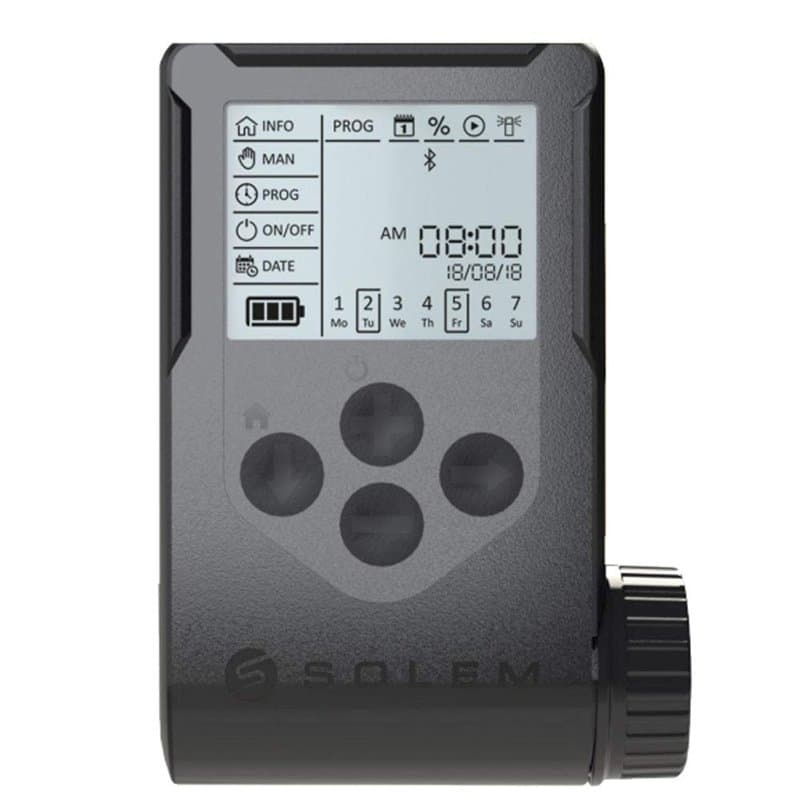 Programmateur d'arrosage à piles Solem WooBee 4 saisons avec Bluetooth