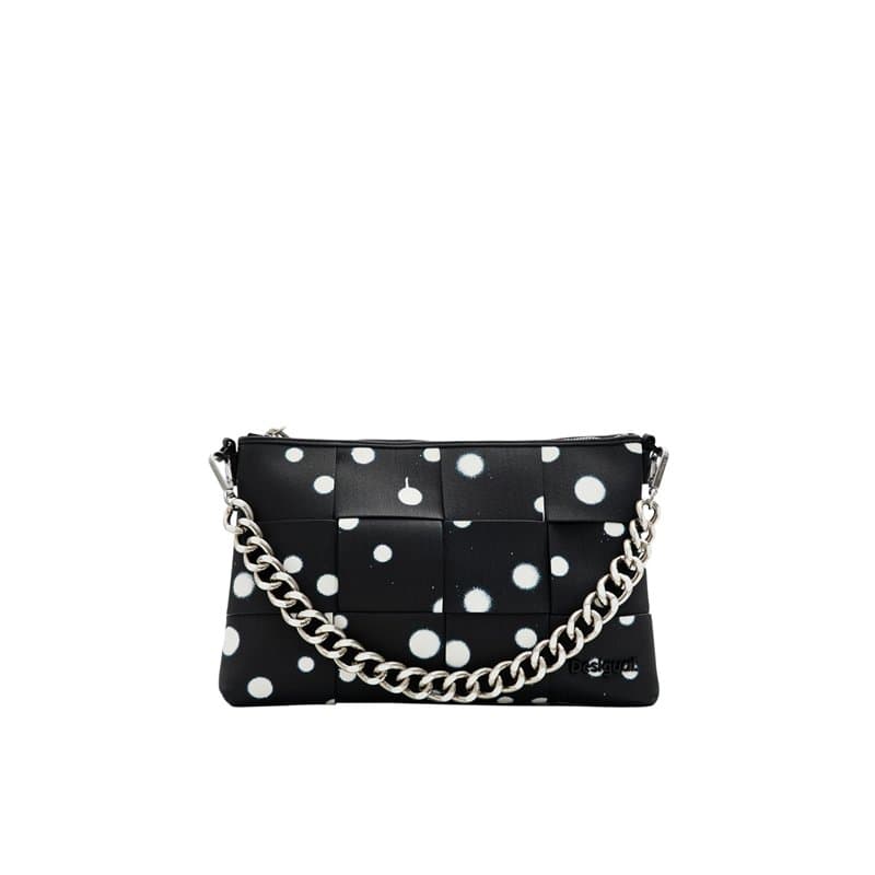 Desigual New Splatter Dortmund, Accessories PU Across Body Bag Femmes, Noir, Taille Unique