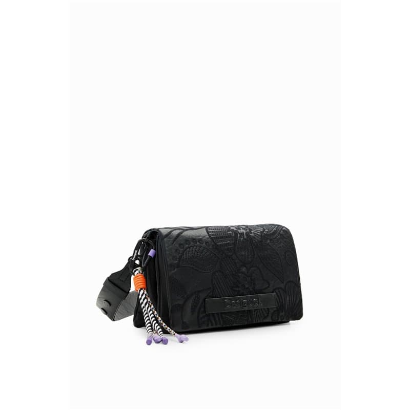Desigual Alpha Dortmund Flap 2, Accessories PU Across Body Bag Femmes, Noir, Taille Unique