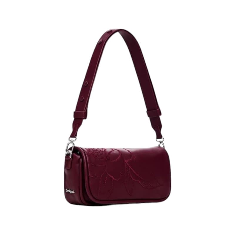 Desigual Accessoires PU à Travers Le Sac de Corps, Femme, Rouge, One Size
