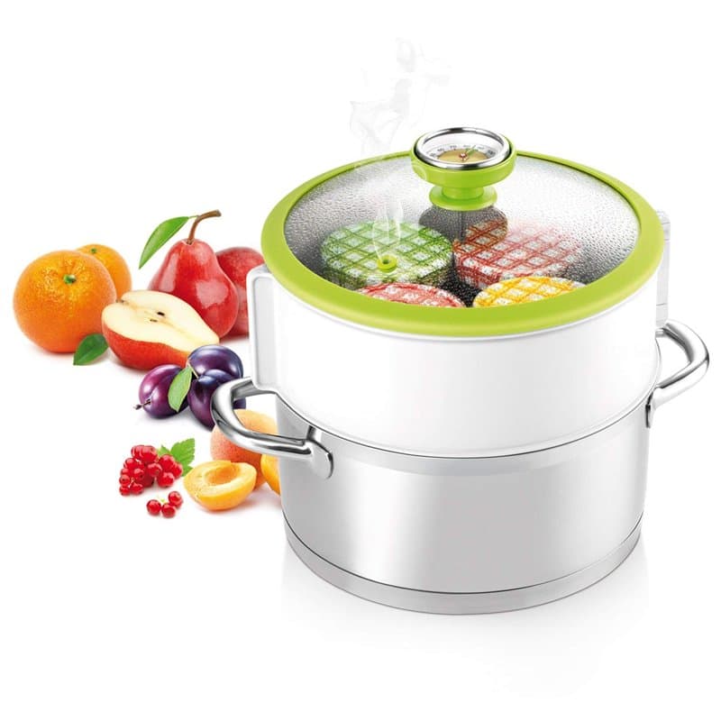 Tescoma 895260 Set de conserves Della Casa avec thermomètre, plastique, blanc, 25,5 x 12 x 24 cm