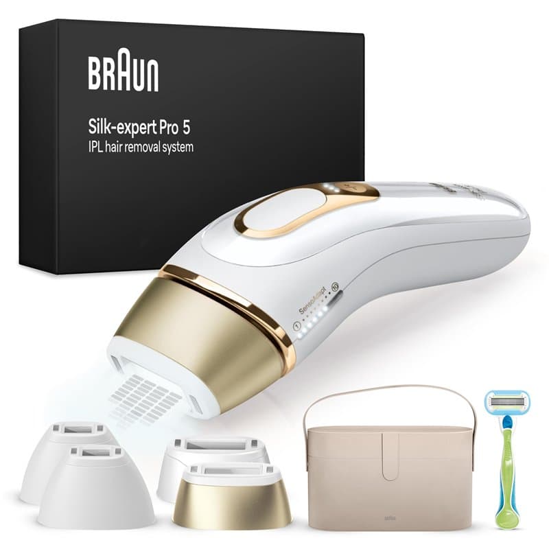 Braun Épilateur À Lumière Pulsée Silk·expert Pro 5 PL5342, Épilation Semi-Définitive, Alternative Au Laser, Résultats En 2 Séanc