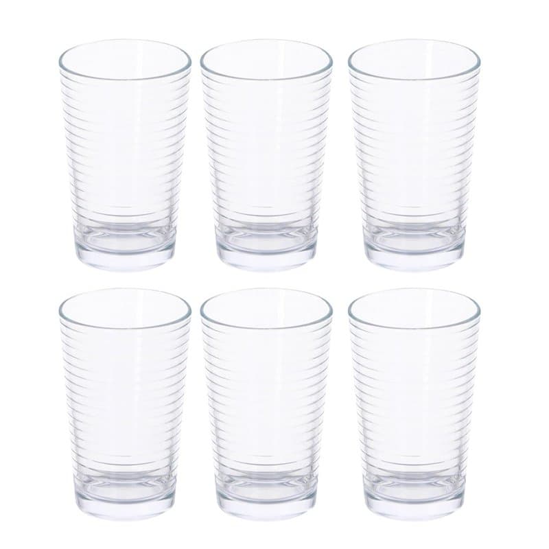 alpina Verres à Eau - Ensemble de Verres à Boire - Ensemble de 6 Pièces - Adapté au Lave-Vaisselle - 220 ml