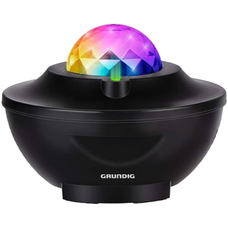 GRUNDIG Projecteur Ciel Etoile - Projecteur Galaxy avec Fonction Bluetooth - 10 LED Couleurs - Télécommande - Chargement USB, No