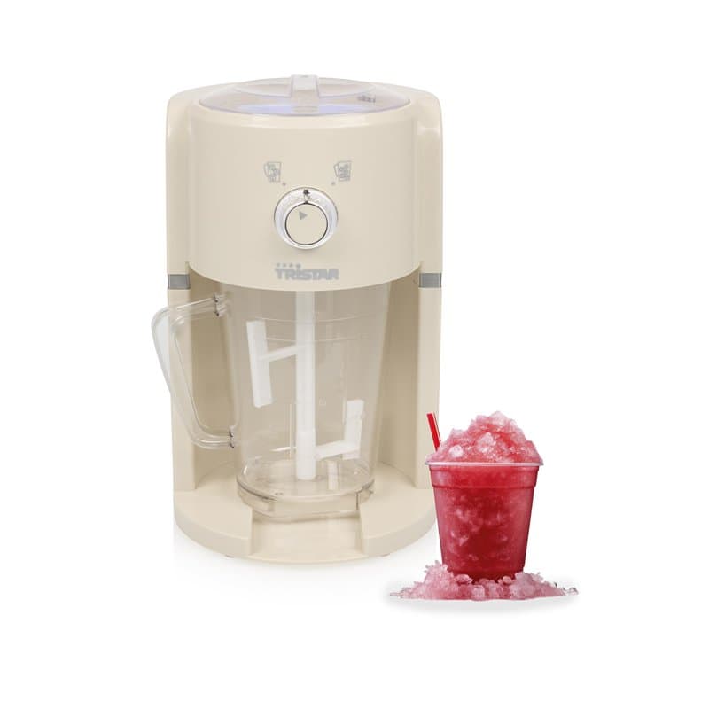 Tristar machine à granités - 2 tailles de glace pilée - Pile 250 g de glace par minute - Verseuse 1,1 L - Compartiment à glace 6