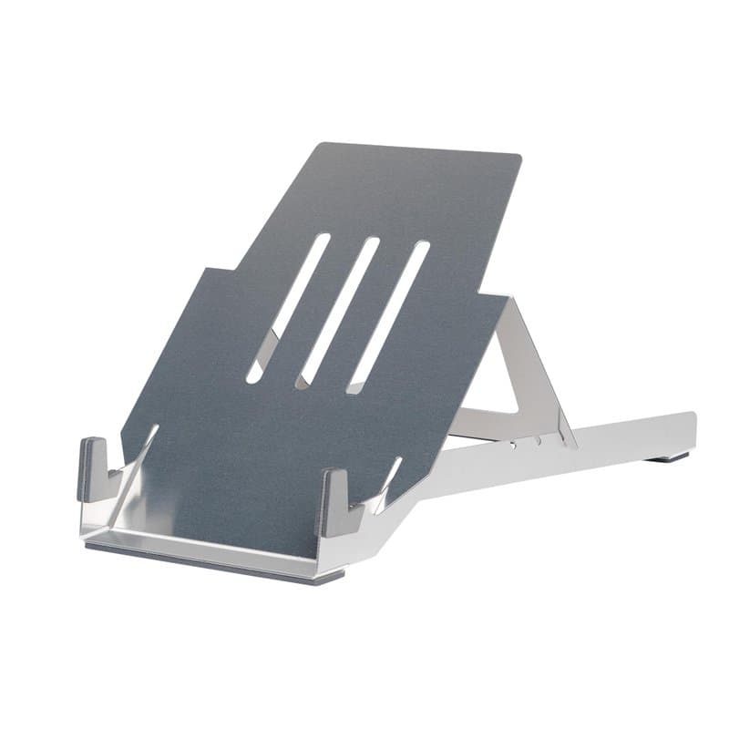 R-Go Support Ordinateur Portable, Aluminium Laptop Stand Réglable Bureau, Support pc Portable Pliable, pour MacBook Pro/Air, Del