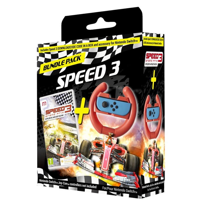 Speed 3 + Volant pour Nintendo Switch - Jeu en Code de Téléchargement Uniquement