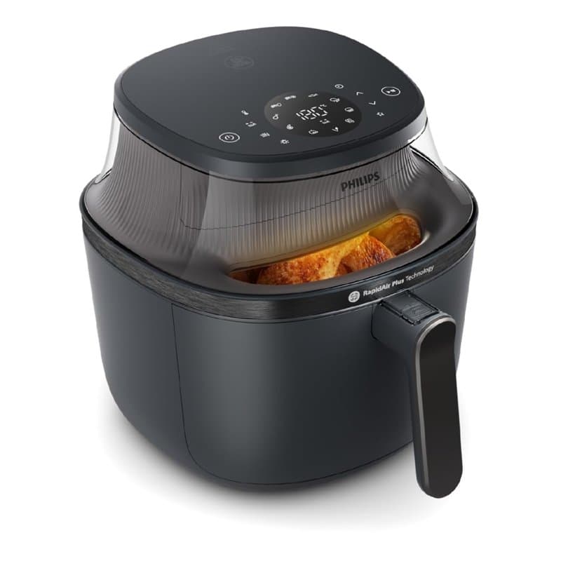 Philips Air Fryer Série 3000 4.2L, fenêtre de cuisson, air fryer 16 en 1, technologie RapidAir Plus, élimination des graisses, a