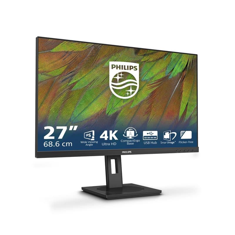 Philips 27B1N3800 - Moniteur Ultra HD 27 Pouces, réglable en Hauteur, Haut-parleurs, Adaptive Sync (3840x2160, 60 Hz, 2X HDMI 2.