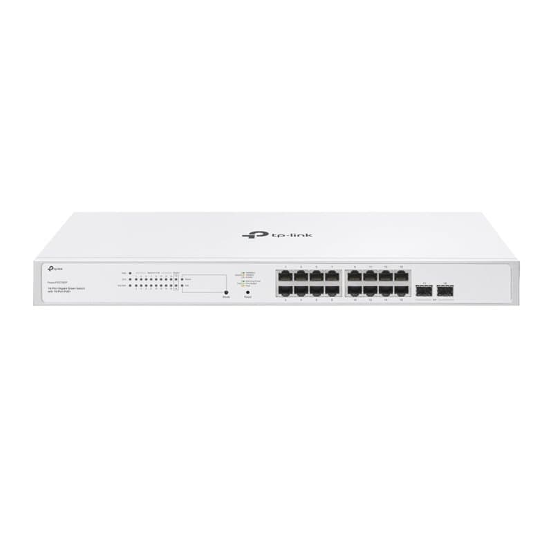 TP-Link Festa FS318GP Commutateur PoE+ Gigabit 18 Ports, 16 Ports PoE, Budget de 150 W, Gestion Cloud, QoS pour vidéosurveillanc
