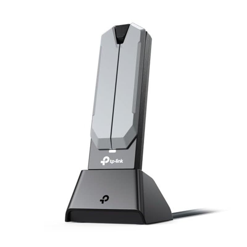 TP-Link Clé WiFi 7 Puissante BE6500 à Gain élevé Archer TBE400UH, Adaptateur Réseau sans Fil avec 2,4 GHz, 5 GHz, USB3.0, Antenn
