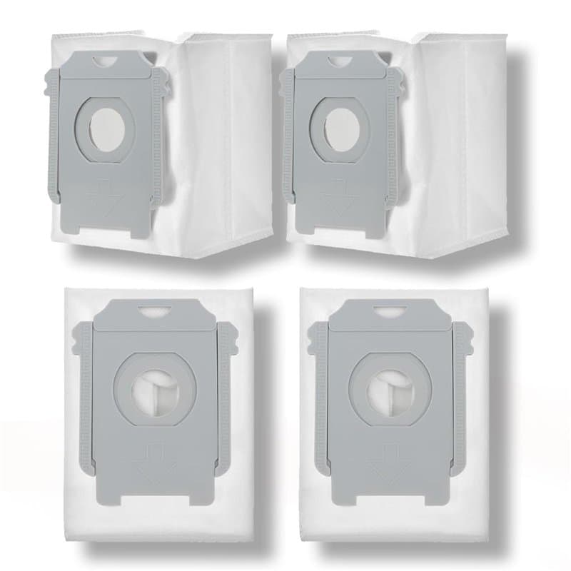 Lot de 4 sacs d'aspirateur pour irobot pour roomba i7 i7+ i7 plus s9 s9+ i3 i3+ i4 i4+ i6 i6+ i8 i8+ j7 j7+, sac de rechange pou
