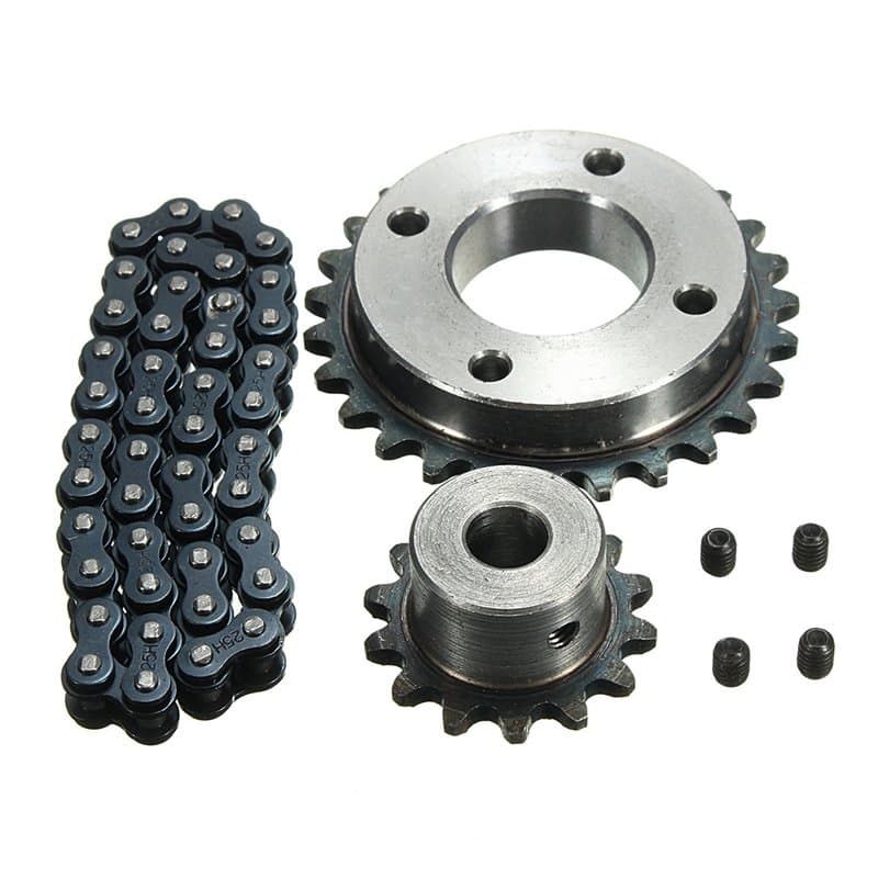 Alamor Pignon Chaîne Roue pour 8044 Électrique Longboard Skateboard Pièces DIY Moteur