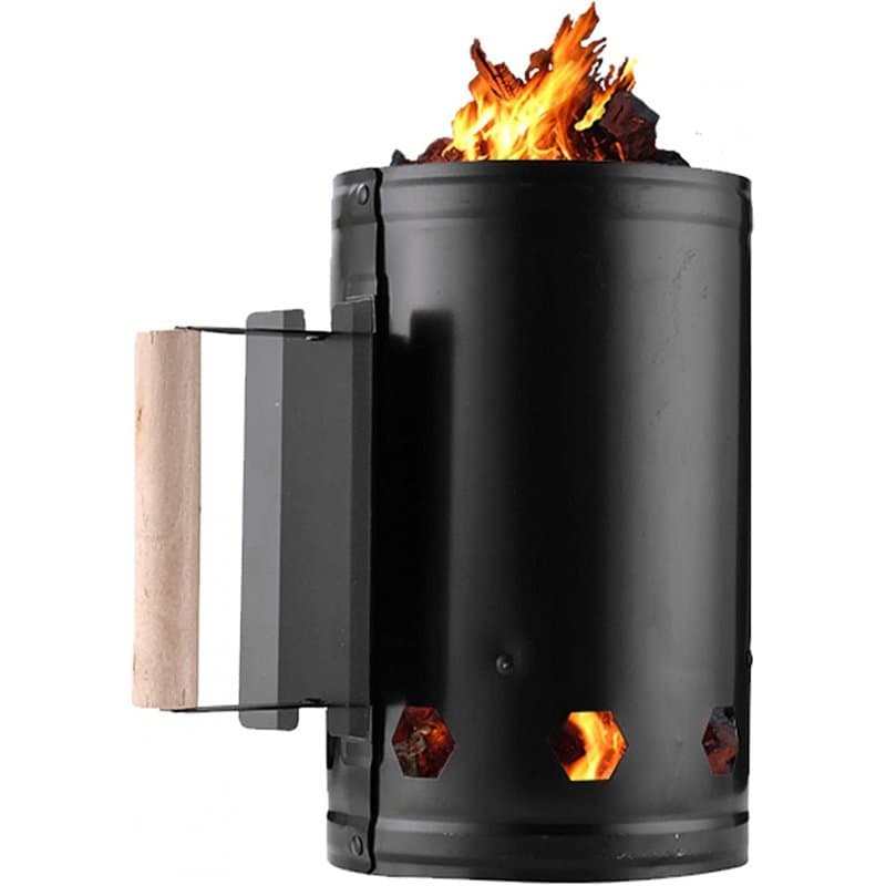 CMLLING Allume-feu au charbon de bois pour barbecue, briquette, allume-feu pour barbecue en plein air, accessoires de boîte de c