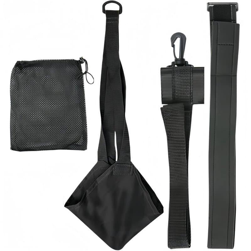 Entraînement de résistance à la natation, parachute de natation, ensemble d'exercices fixes de natation aquatique, ceinture de r
