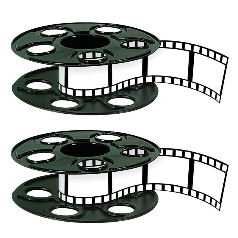 Beistle S50091AZ2 Lot de 2 pièces maîtresses de cinéma 3D en plastique fin avec bandes de film de 4,6 m, décorations de fête Hol