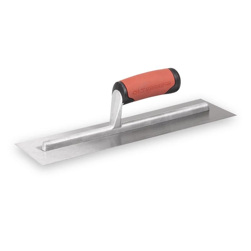 Truelle de lissage pour maréchalerie avec poignée souple en acier au carbone, truelle de lissage pour béton et terre, dimensions