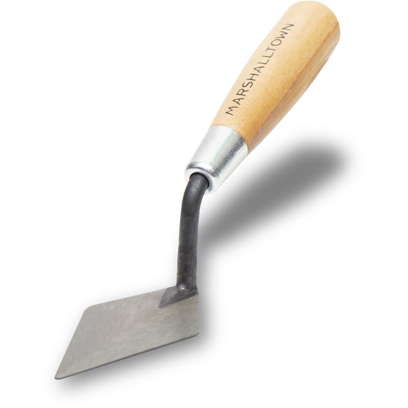 Truelle d'archéologie de Marshalltown, truelle rigide pointue de style londonien, avec manche en bois, truelle en acier, dimensi