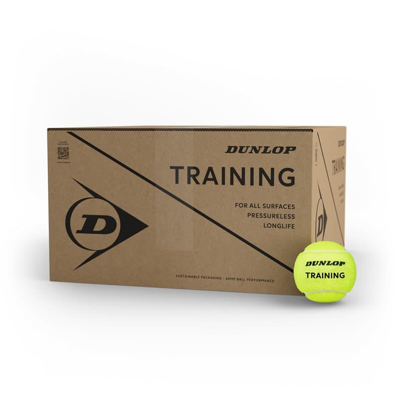 DUNLOP Training Entraînement à la Balle de Tennis - pour Les Séances d'Entraînement et d'Entraînement (72 balles)