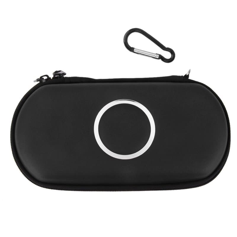 MagiDeal Sac De Transport Coque De Protection, Accessoires Pour Psp, Coque Rigide Housse De Transport Sac Pochette Con Mousqueto
