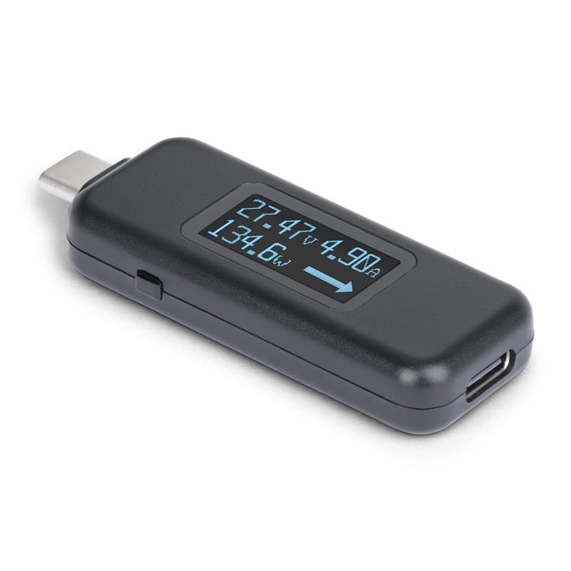 StarTech.com Testeur de Puissance USB-C, Multimètre Numérique, Voltmètre et Ampèremètre Bidirectionnel, Jusqu'à 240W PD EPR