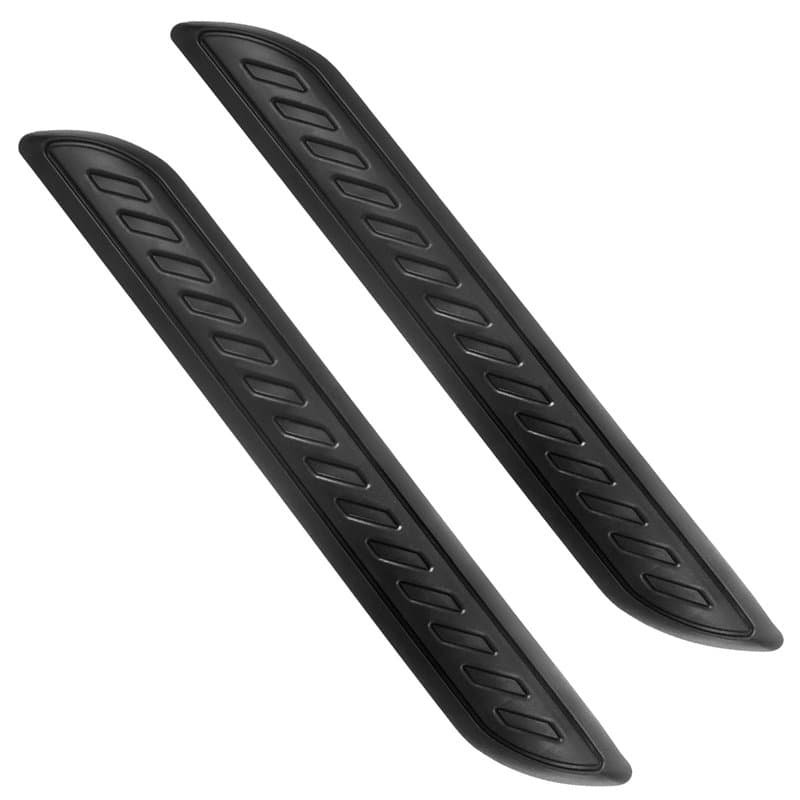 TTQiAnJ 2 Pcs Universelle Bande de Caoutchouc de Pare-Chocs de Voiture,Contre Bandes Anti Collision pour Tous Les Véhicules,Noir