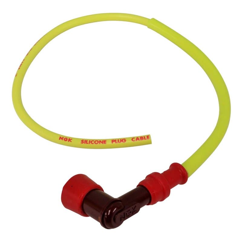Connecteur pour bougie d'allumage avec faisceau d'allumage nGK 8718 rouge racing