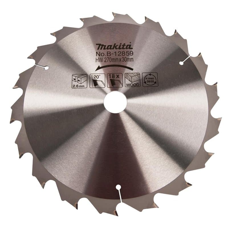 Makita B-12859 Lame de scie circulaire standard T.C.T. 270 x 30 mm Bois 18T