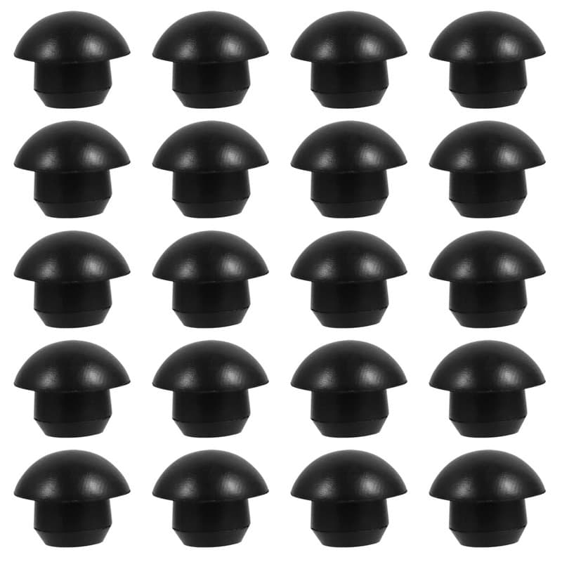 CLKE Bouchon pour Cric Hydraulique Universel 9mm - Bouchon d'Etanchéité Caoutchouc Dôme, d'Huile Brancher - pour Cric Horizontal