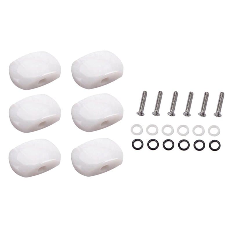 Alnicov Pack De 6 Paires De Guitares Classiques, Accordeurs, Accordeurs, Mécaniques, Boutons, Poignée, Casquette, Instruments De