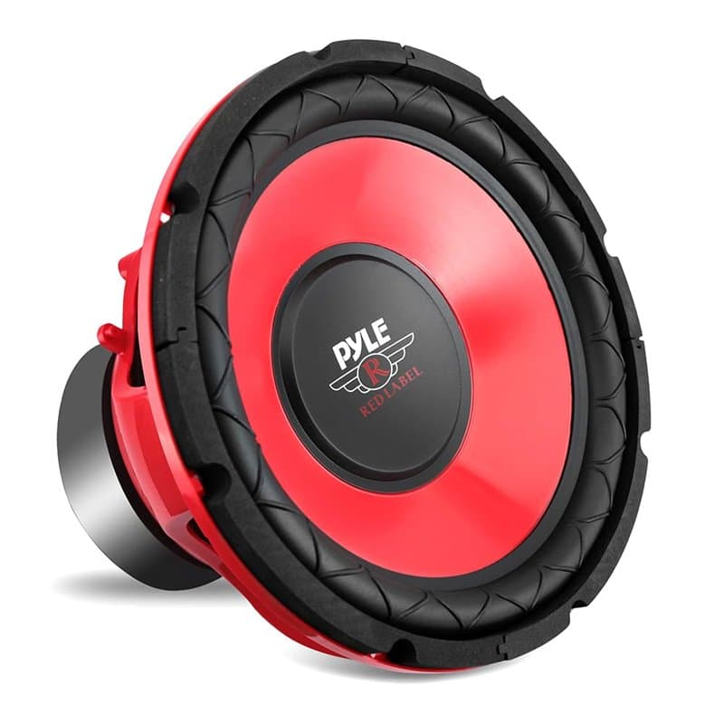 Pyle PLW-10RD 2-voies 600W enceinte de voiture - Enceintes de voiture (2-voies, 600 W, 4 Ohm, 86,7 dB, 113 mm, 25,8 cm)