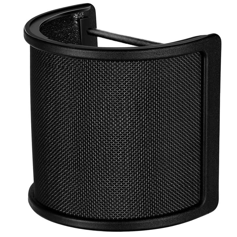 Filtre Anti Pop Micro, Tuloka Filtre Antipop pour bird UM1 Microphone Écran anti-vent avec Couche de Mousse pour Studio d'Enregi