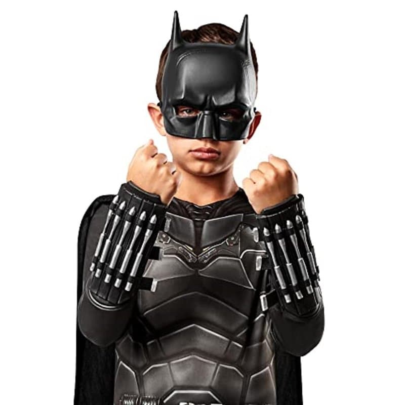Rubie's 203015 DC Comics Movie The Batman Gantelets Garçons, comme indiqué, taille unique