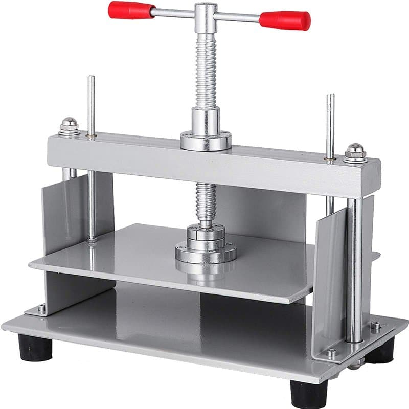 VEVOR Presse à Reliure Manuelle, 305 x 220 mm Presse à Percussion Papiers de Format A4, Cadre en Acier de 10 cm d'Épaisseur, Pre