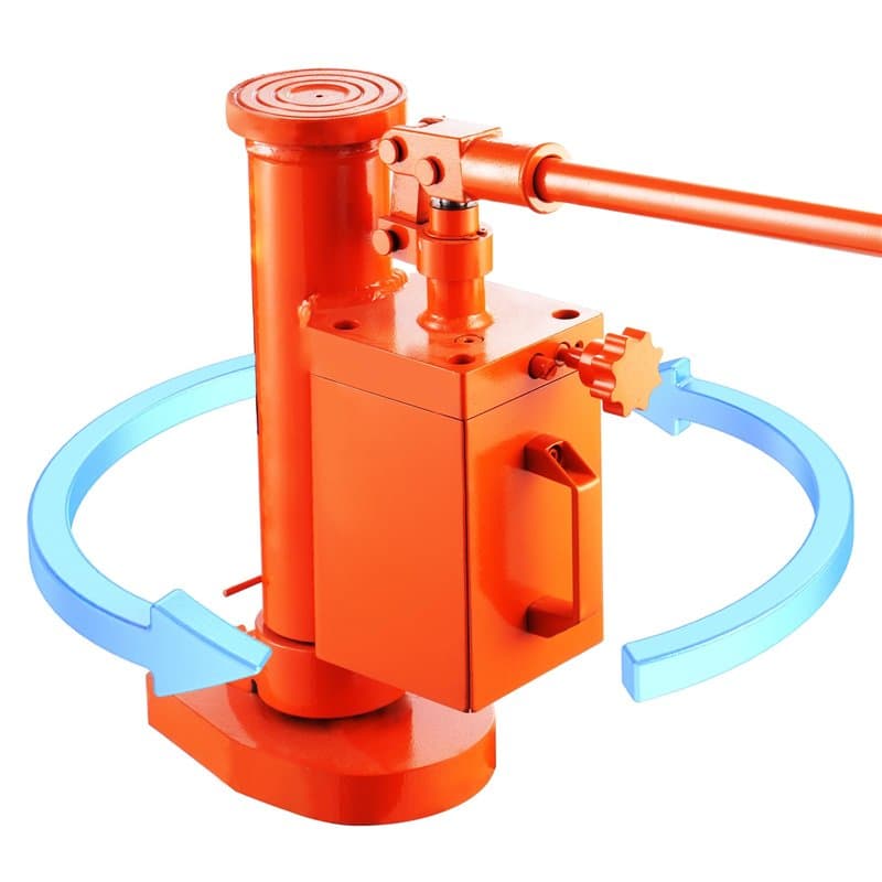 VEVOR Cric à Patte 5 T à la Patte, Cric Hydraulique pour Machines Capacité de Levage 10 T en Haut, Hauteur de la Patte 25-230 mm