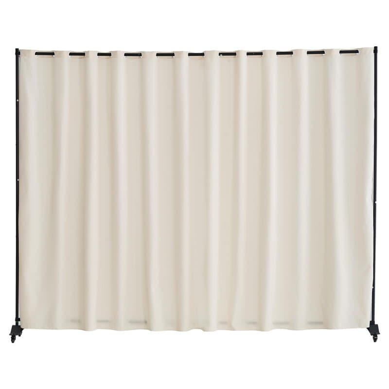 VEVOR Cloison de séparation en tissu, séparateur de pièce portable avec roulettes, paravent de confidentialité autoportant intér