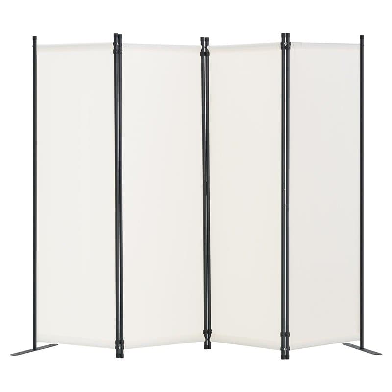 VEVOR Cloison de séparation en Tissu, séparateur de pièce Pliable à 4 Panneaux, paravent de confidentialité intérieur pour Burea