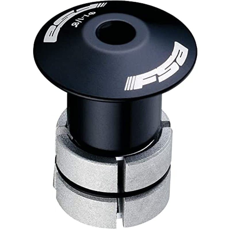 FSA Krallenmutterset Compressor 1 1/8" Carbon Steerer Material Velo Unisex-Adult, Noir-Noir, TU EU
