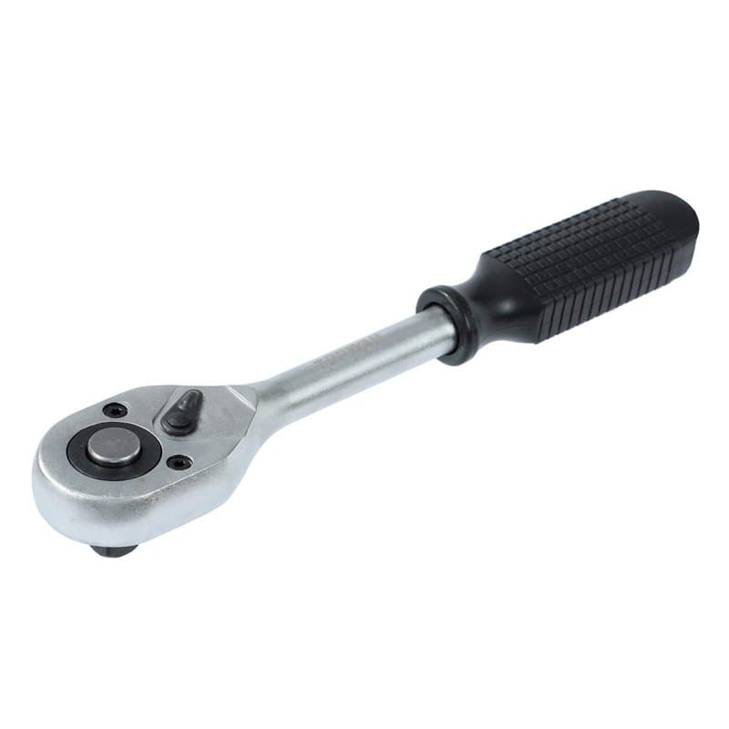 TOPWAY Clés à cliquet 1/2", Poignée de Clé à Douille à Dégagement Rapide 24 Dents, Acier au Chrome Vanadium de Haute Qualité, Ou
