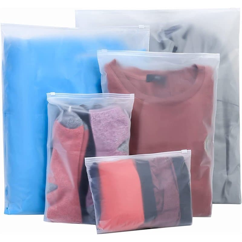 20 Pièces Sac de Rangement de Voyage, Pochette pour Vêtements Voyage, Pochette Sacs d'Emballage Transparent Glissière pour Voyag