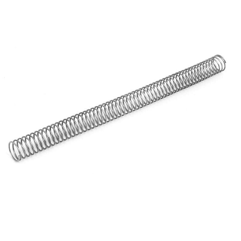 sourcing map Ressort de Compression 1.5mmx22mmx305mm 304 Acier Inoxydable Argenté