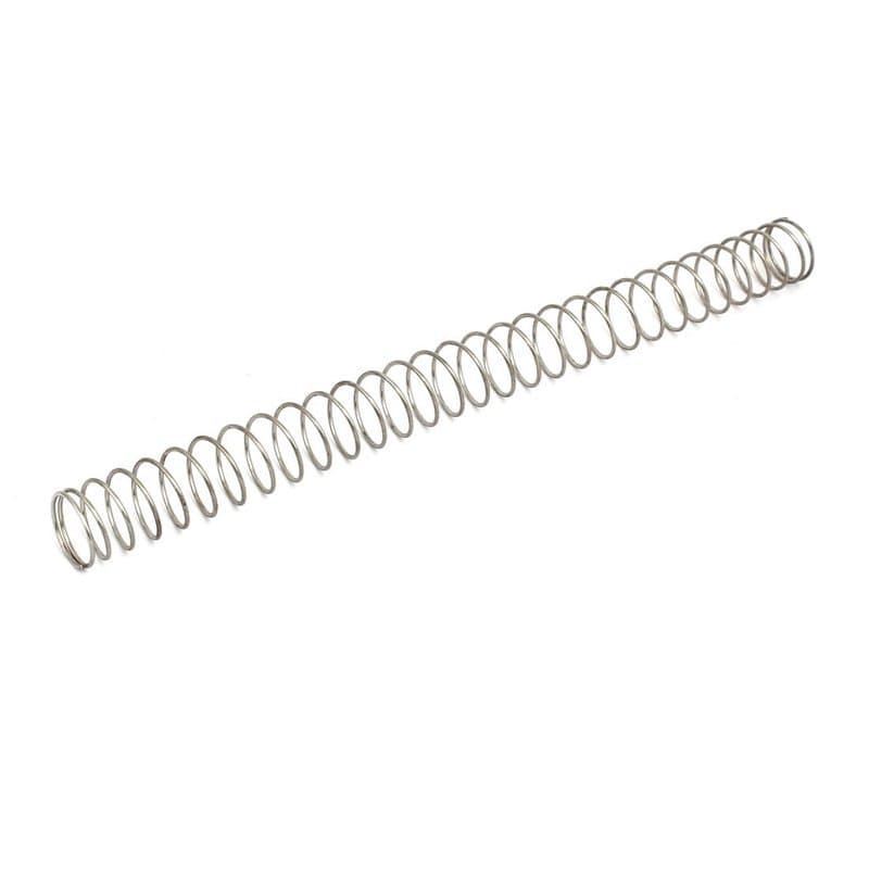 sourcing map Ressort de Compression 1.5mmx25mmx305mm 304 Acier Inoxydable Argenté